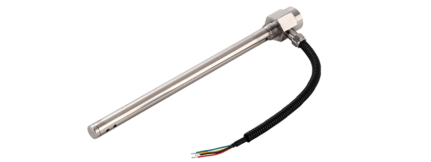 Sensor level bahan bakar kapasitif dengan sambungan kabel